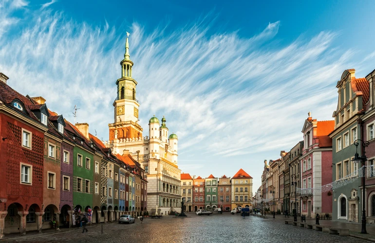 widok na rynek miasta